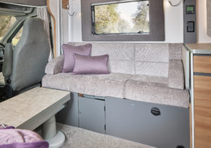 Adamo 69-4 flexi lounge featuring twin Aguti convertible travelling seats (1)